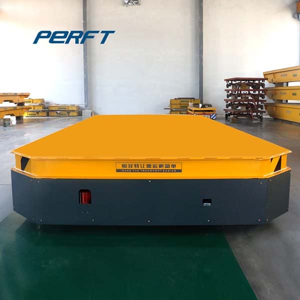 trackless transfer cart with urethane wheels 400t